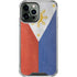 Philippines Flag Distressed iPhone 14 Pro Max Clear Case